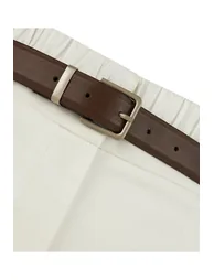 Short skirt with satin garnish - 3