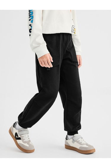 Boys' Cargo Jogger Pants With Adjustable Belt