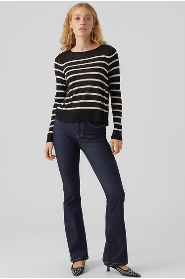 Breton Striped Jumper/Sweater in Fine Knit