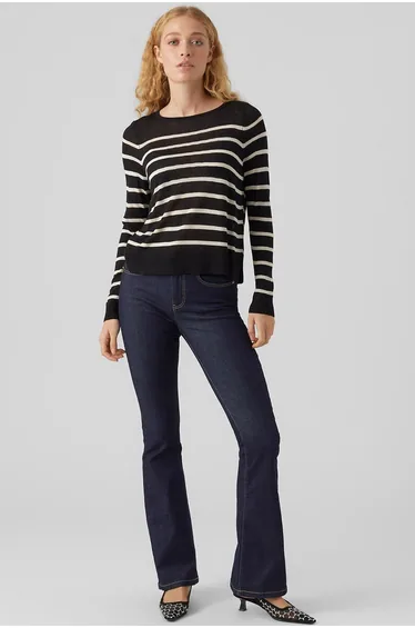 Breton Striped Jumper/Sweater in Fine Knit