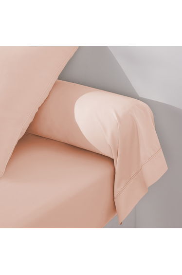 Opale Plain Cotton Sateen Bolster Cover