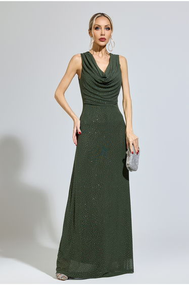 Euclid Green Diamond Formal Dress