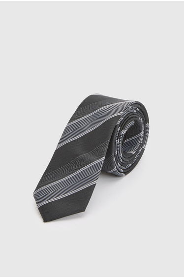 Black Multi Stripe Tie