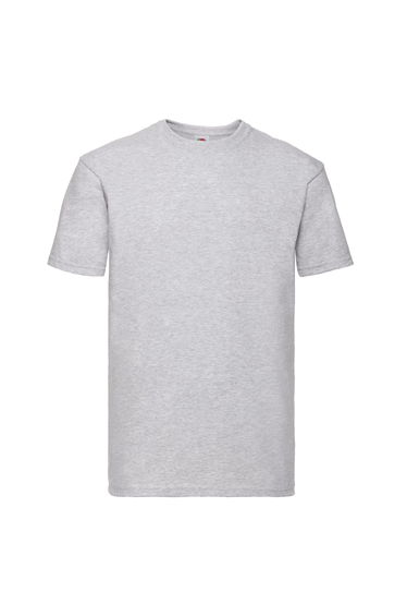 Fruit of the Loom Mens Super Premium Heather T-Shirt - Grey