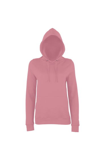 AWDis Just Hoods Womens/Ladies Girlie College Pullover Hoodie - Dusty Pink
