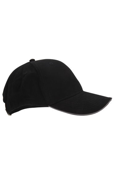 Beechfield Adults Unisex Athleisure Cotton Baseball Cap (Pack of 2) - Black/Graphite product thumbnail 2
