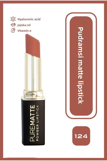 Pure Matte Powder Lipstick 124 Powder Matte Lipstick 3.5 g