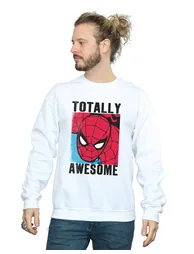 Spider-Man Mens Totally Awesome Cotton Sweatshirt