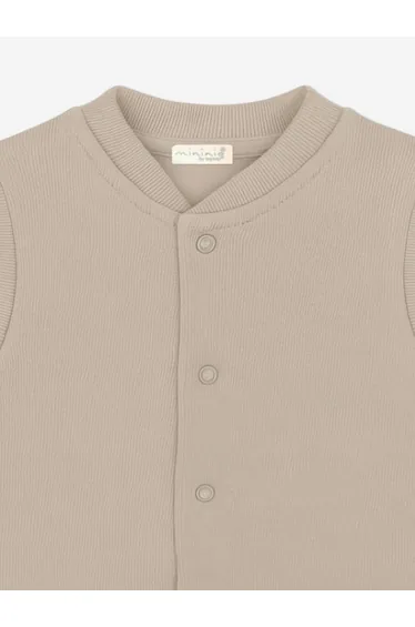 Mininio Baby Organic Cotton Vest in Beige