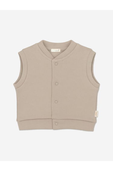 Mininio Baby Organic Cotton Vest in Beige