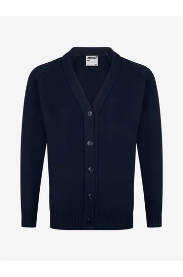 Zeco Kids School Knitted Cardigan in Navy