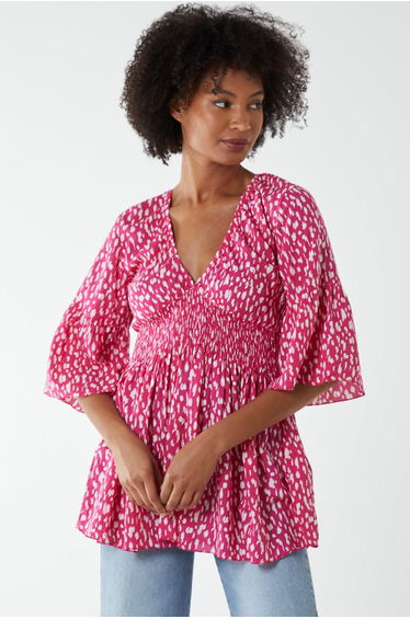Shirred Bust Top