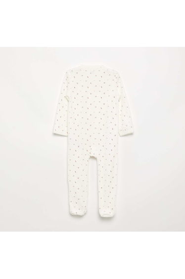 Velvet Baby Sleepsuit WHITE