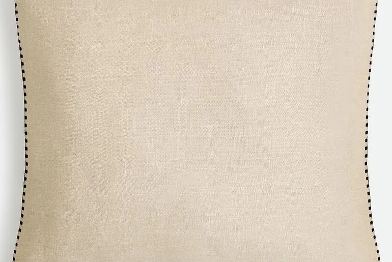 Elba Plain Linen Cushion Cover - 1