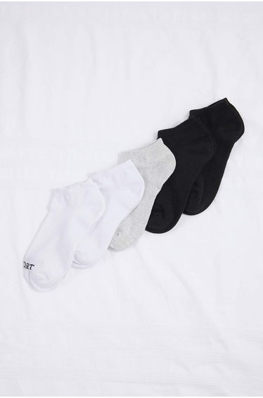 Multi Color 5'Li Men's Socks