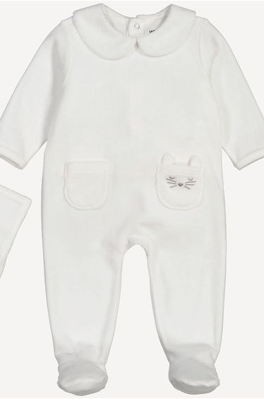 2 Piece Pyjama and Velour Soft Toy Set