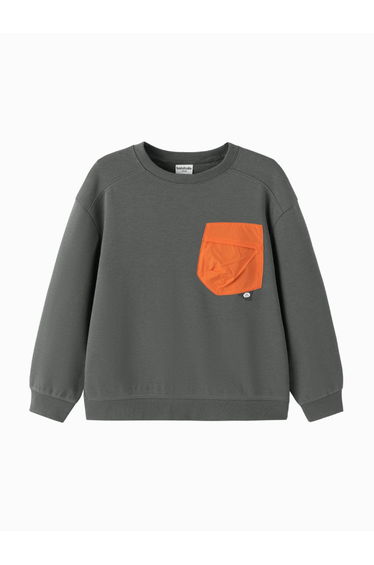 Boys' Sweatshirt With Contrast Pocket