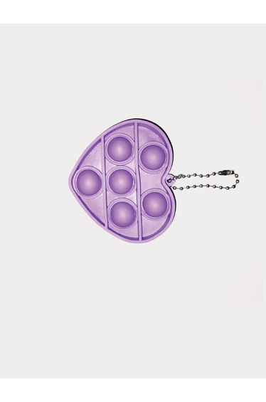 Heart Fidget Popper Keychain