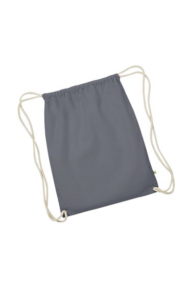 Westford Mill EarthAware Organic Gymsac - Graphite Grey