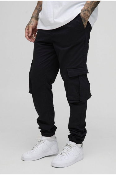 Tall Elasticated Waist Branded Cargo Joggers