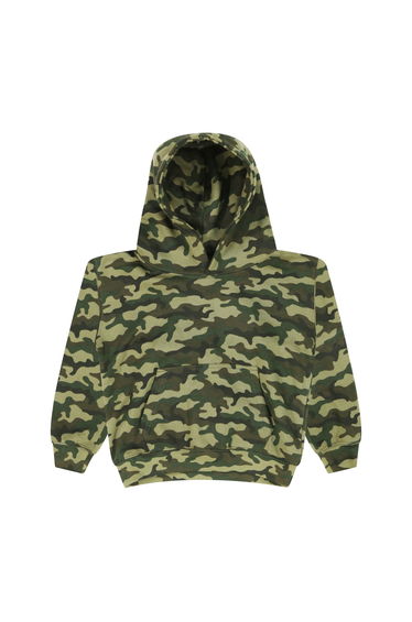 Awdis Childrens/Kids Camo Hoodie - Green Camo