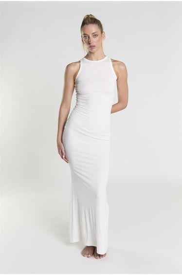 Racerback Maxi Dress - White