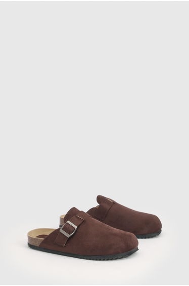 Basic Closed Toe Clogs - chocolate