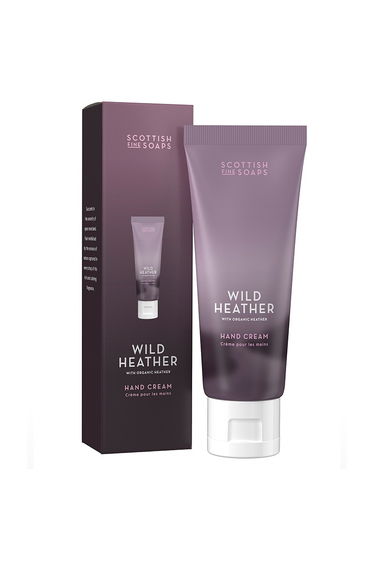 Scottish Fine Soaps Wild Heather Hand Cream 75ml Tube in Carton