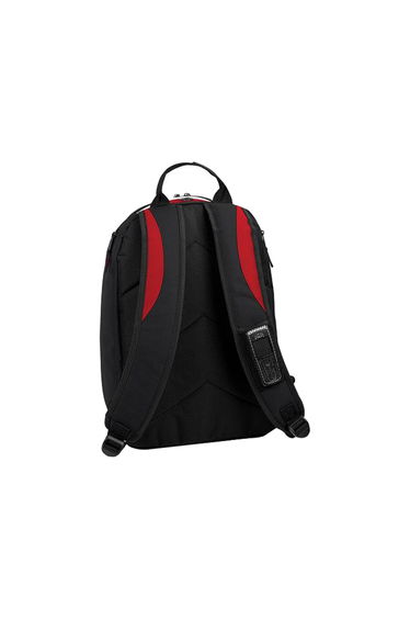 Bagbase Teamwear Backpack / Rucksack (21 Litres) (Pack of 2) - Black/Classic Red/White