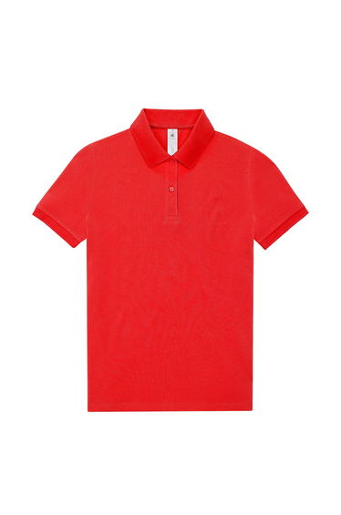 B&C Womens/Ladies My Polo Shirt - Red
