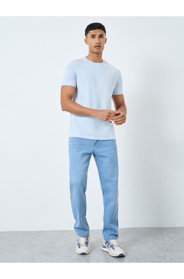 Men Mid Wash Regular Fit Jeans