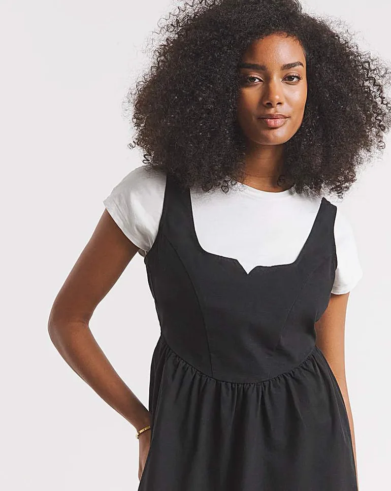 knee length dresses for ladies Women's Delphis Strapless Cargo Pocket Chiffon Midi Dress XS/S/M/L/Customize White Mean Blvd White / S