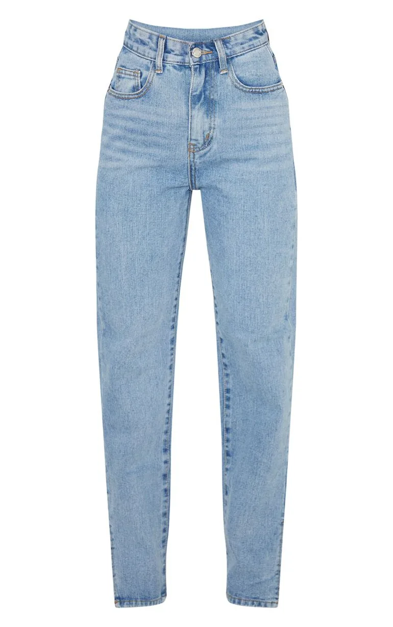Petite Light Wash Split Hem Jeans - 2
