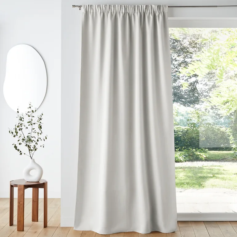Voda Double-Sided Single Blackout Curtain with Gathered Header