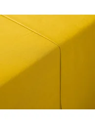 شرشف سرير سادة بقطن مغسول - 5