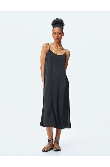 Thin Strappy Maxi Dress