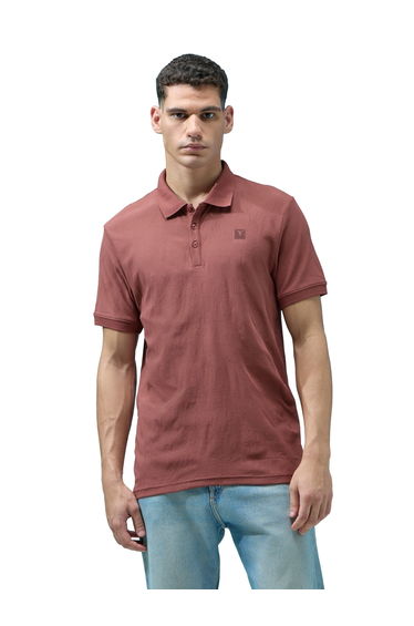 Men Jacquard Slim Fit Polo