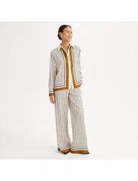 Striped Trousers in Loose Fit - 6