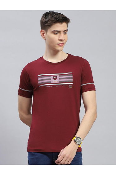 Graphic Printed Round Neck Regular Fit T-Shirt