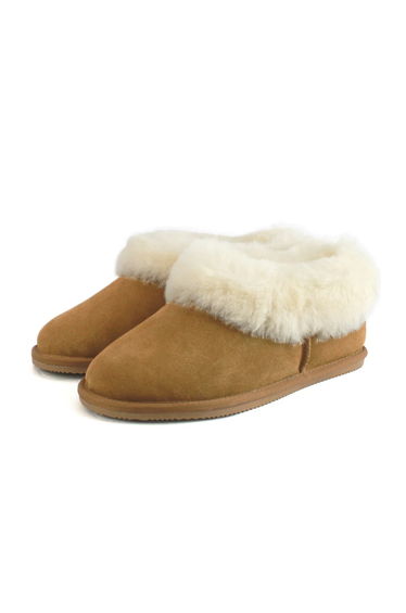Eastern Counties Leather Womens/Ladies Elena Sheepskin Slipper Boots - Chestnut