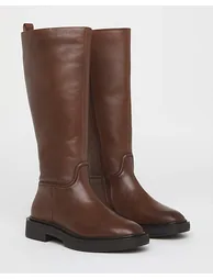 Leather Knee Riding Boots Ex Wide SC - 3