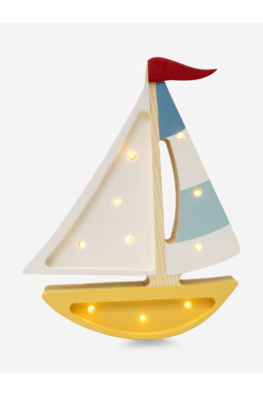Sailboat Lamp in Multicolour (19.5x24x5.5 cm)