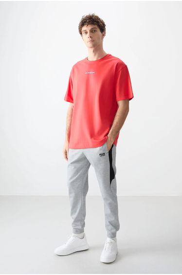 TOMMY Oversized Cotton Crew Neck Printed T-Shirt