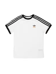 Boy's adidas Originals Junior Adicolor 3-Stripes T-Shirt in White