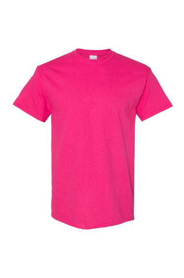 Gildan Mens Heavy Cotton Short Sleeve T-Shirt - Heliconia
