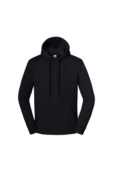 Fruit of the Loom Unisex Adult Iconic Premium Hoodie - Black