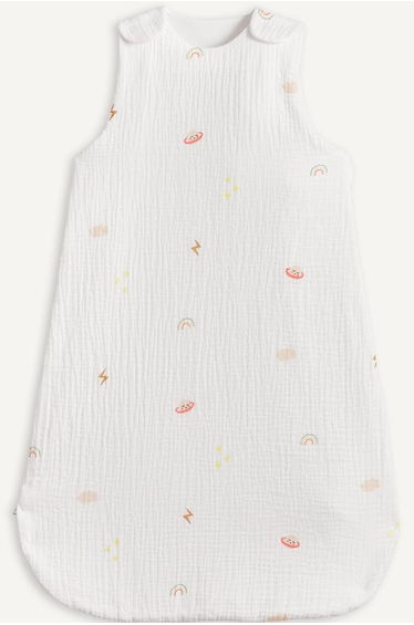 Diego Summer Sleep Bag in Planet Print Cotton Muslin