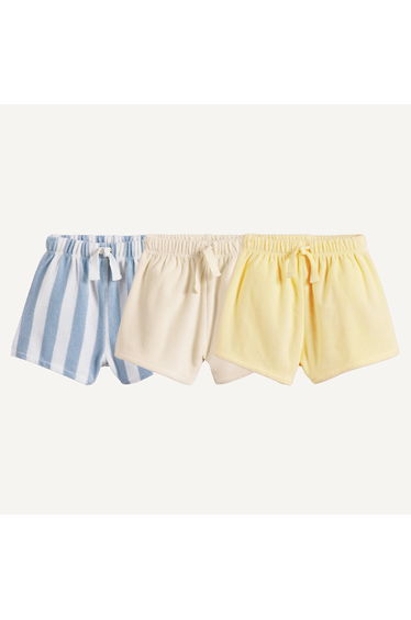 Pack of 3 Towelling Shorts