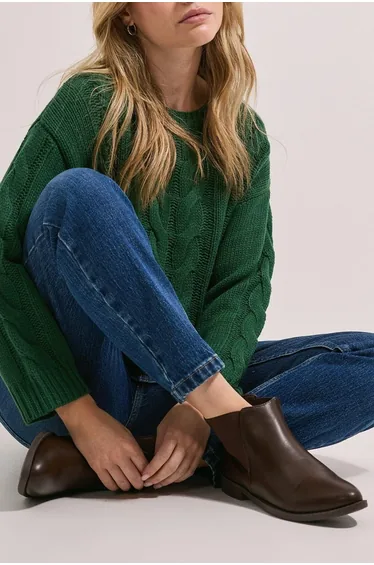 Megs Flat Chelsea Boots