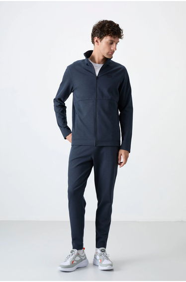 TOMMY Men's Zip-collar Sweatshirt And Pants Set